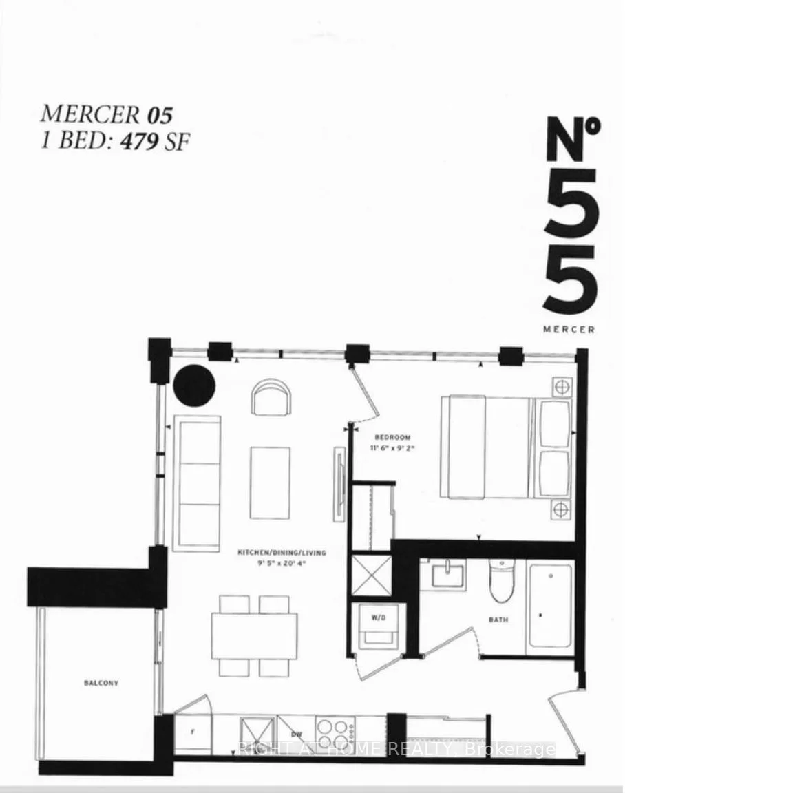 55 Mercer Street 1205, Toronto C01, On M5v 0w4