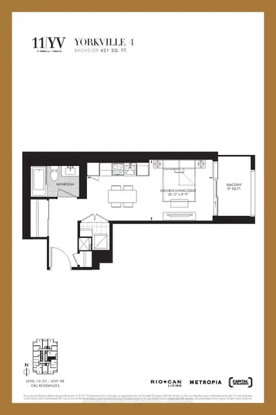 11 Yorkville Avenue 1808, Toronto C02, On M4w 0b7