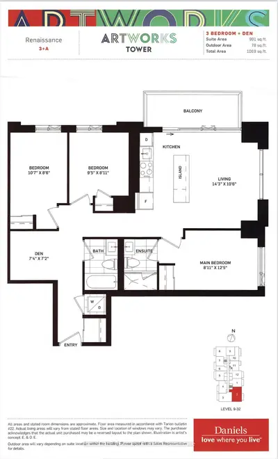 130 River Street 3102, Toronto C08, On M5a 0r8
