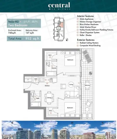 38 Widmer Street 4202, Toronto C01, On M5v 0p7