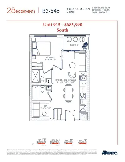 28 Eastern Avenue 915, Toronto C08, On M5a 1h5