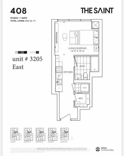 89 Church Street 3205, Toronto C08, On M5c 0b7