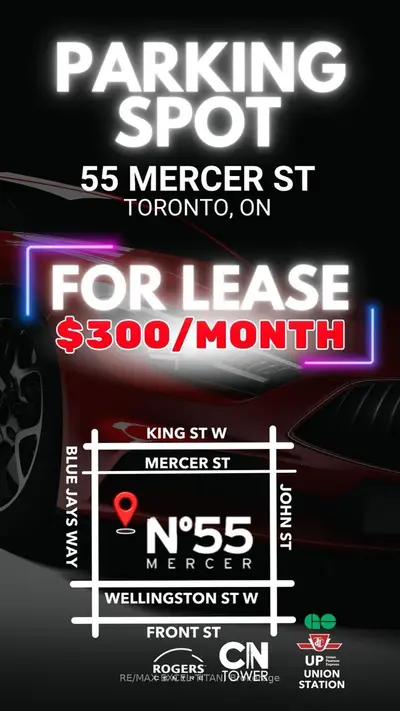 55 Mercer Street Parking, Toronto C01, On M5v 3w2