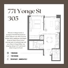771 Yonge Street 305, Toronto C02, ON M4W 0B8
