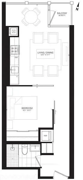 17 Dundonald Street 803, Toronto C08, ON M4Y 1K3