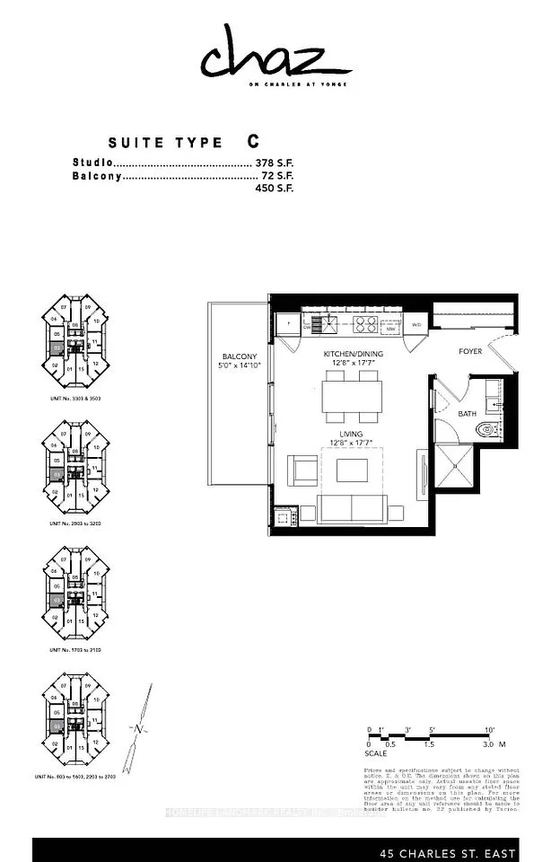 45 Charles Street E 3803, Toronto C08, ON M4Y 0B8