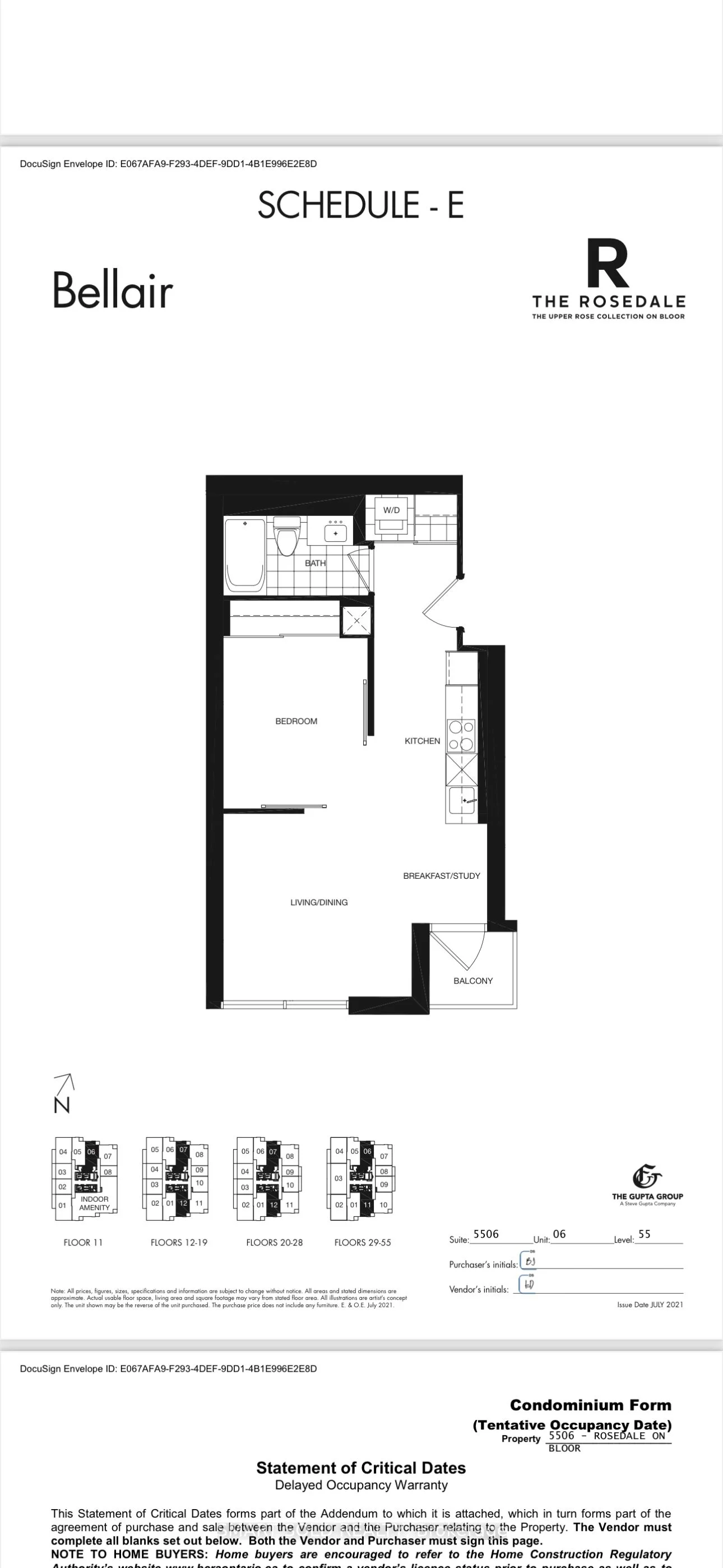 395 Bloor Street E 5506, Toronto C08, ON M4W 0B4