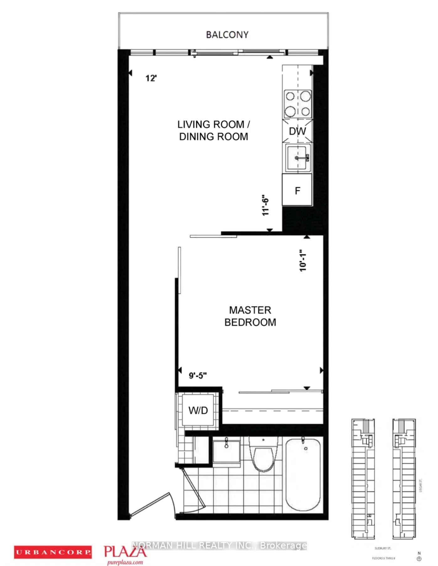 36 Lisgar Street 823E, Toronto C01, ON M6J 3G2