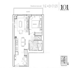 101 Erskine Avenue 1212, Toronto C10, ON M4P 0C5