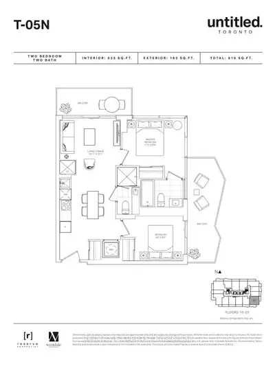 120 Broadway Avenue 1805, Toronto C10, ON M4P 1V6