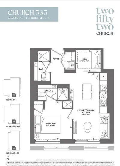 252 Church Street 3012, Toronto C08, On M5b 1z2
