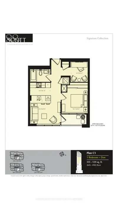 88 Scott Street 3805, Toronto C08, On M5e 0a9