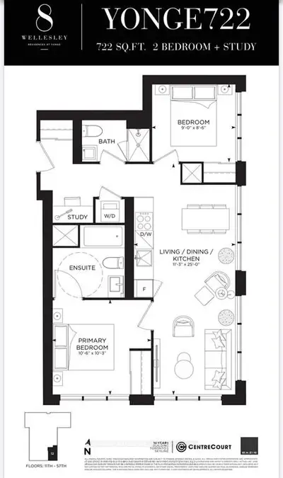 8 Wellesley Street W 3112, Toronto C01, On M4y 0j5