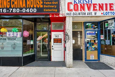 961a Eglinton Avenue Rear, Toronto, On M6c 2c4