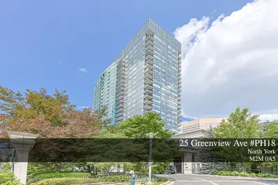25 Greenview Avenue Ph 18, Toronto, On M2m 0a5