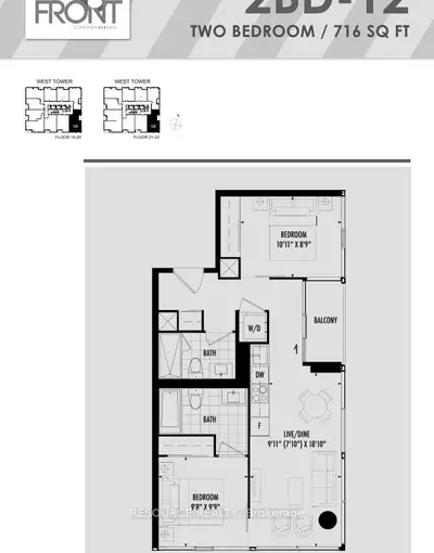 158 Front Street 1708, Toronto, On M5a 0k9