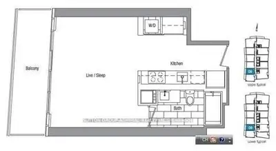 75 Queens Wharf Road 1709, Toronto, On M5v 0j8