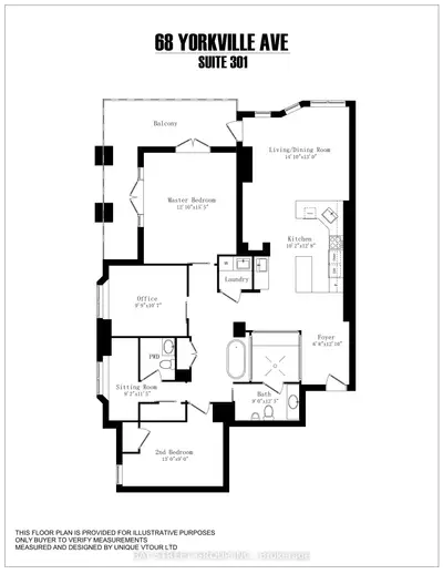 68 Yorkville Avenue 301, Toronto, On M5r 3v7