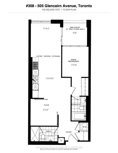 505 Glencairn Avenue 308, Toronto, On M6b 0b2