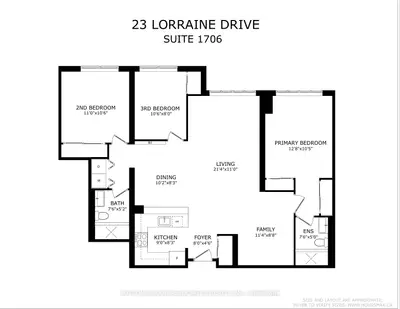 23 Lorraine Drive 1706, Toronto, On M2n 6z6