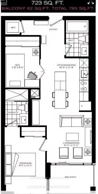 8 Mercer Street S 512, Toronto, On M5v 0c4
