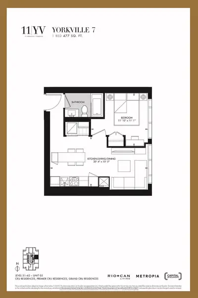 11 Yorkville Avenue 3505, Toronto, On M4w 1l2