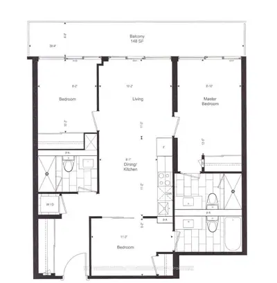 70 Princess Street 2105, Toronto, On M5a 0x6