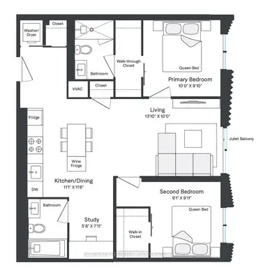 432 Cherry Street 817, Toronto, On M5a 1b3