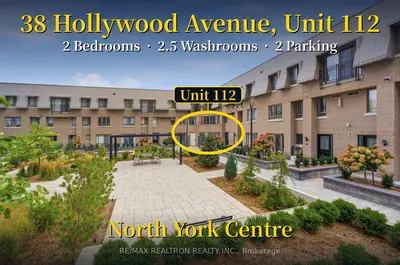 38 Hollywood Avenue 112, Toronto, On M2n 6s5