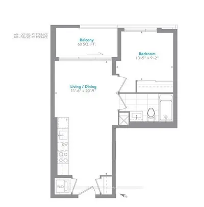 20 Minowan Miikan Lane 1104, Toronto, On M6j 0e5