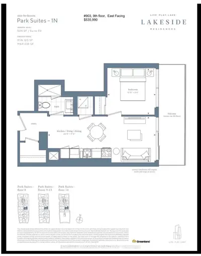 215 E Lakeshore Boulevard E 903, Toronto, On M5a 0s1