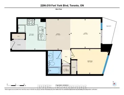 219 Fort York Boulevard 2206, Toronto, On M5v 1b1