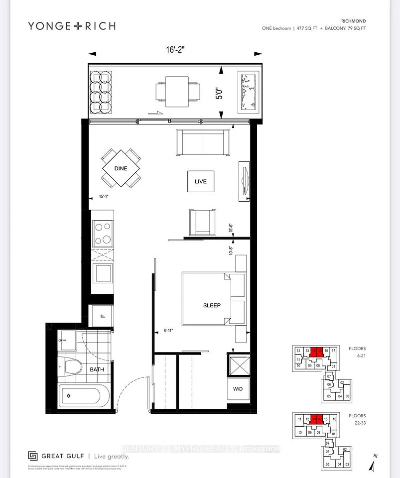 25 Richmond Street E 3213, Toronto C08, On M5c 0a6