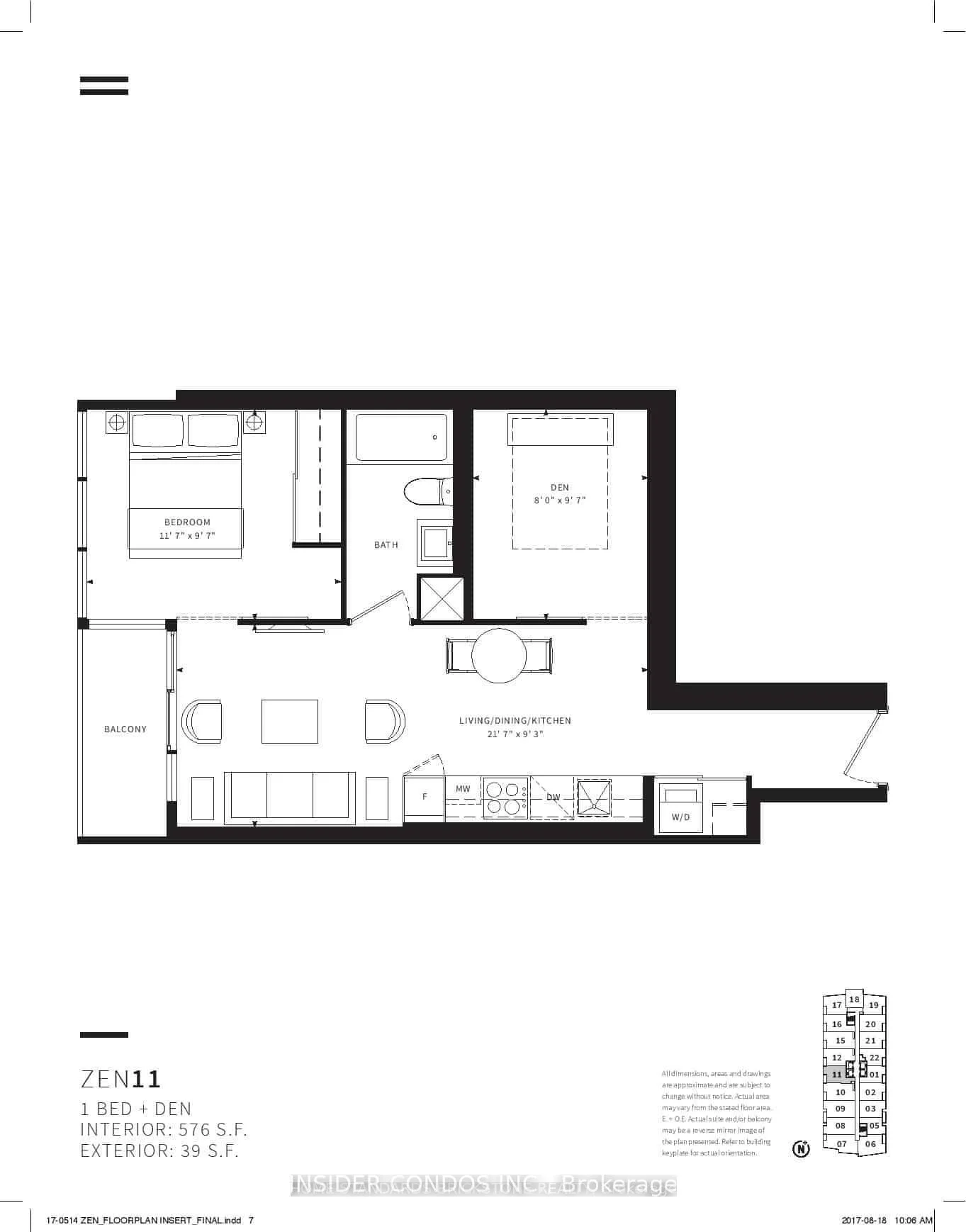 19 Western Battery Road 3011, Toronto C01, On M6k 3s4