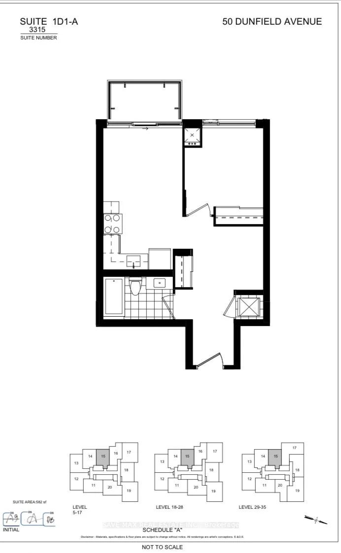 50 Dunfield Avenue 3315, Toronto C10, On M4s 3a4