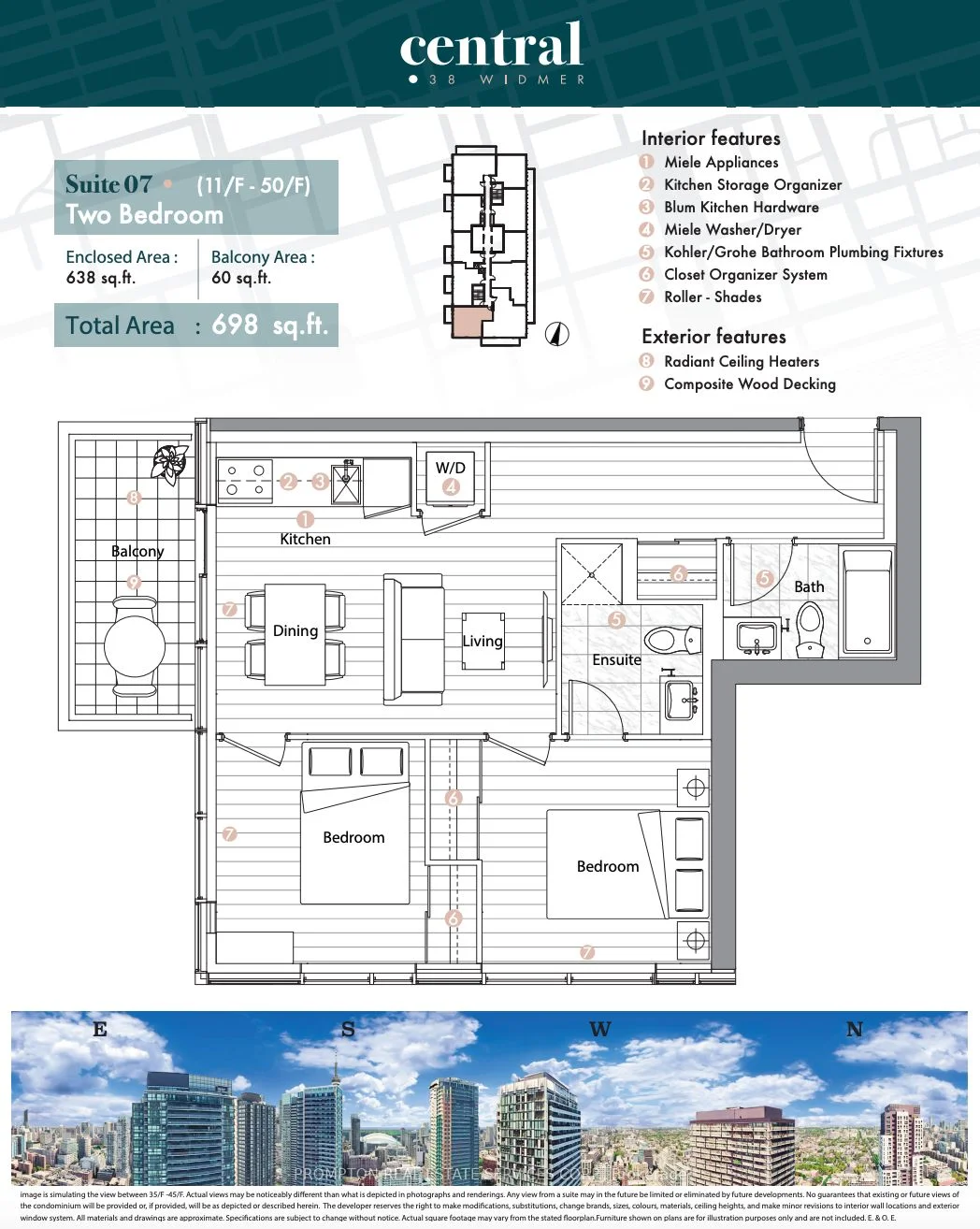 38 Widmer Street 1207, Toronto C01, ON M5V 3M6