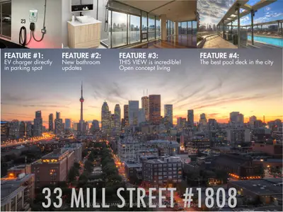 33 Mill Street 1808, Toronto C08, On M5a 3r3