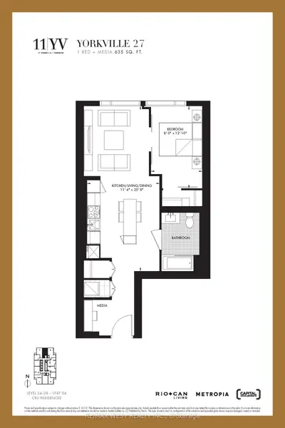 11 Yorkville Avenue 2604, Toronto C02, On M4w 0b7