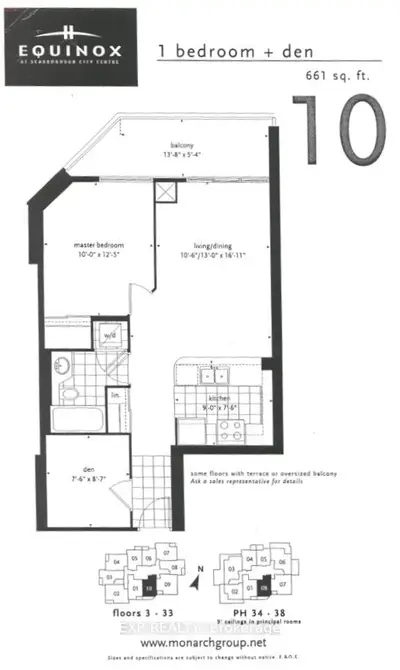 50 Brian Harrison Way 2810, Toronto, On M1p 5j4