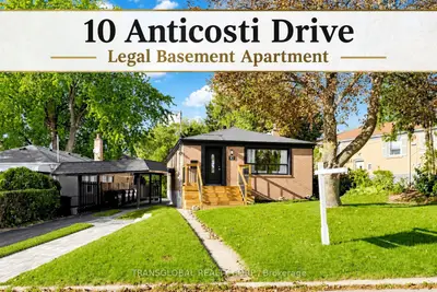 10 Anticosti Drive, Toronto, On M1j 1v5