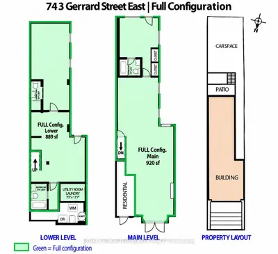 743 Gerrard Street E Full Space, Toronto, On M4m 1y5