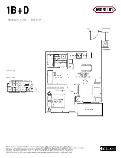 10 Honeycrisp Crescent 1006, Vaughan, On L4k 0m7