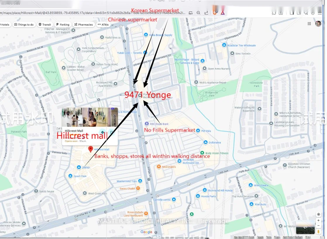 9471 Yonge Street 920, Richmond Hill, On L4c 1v4