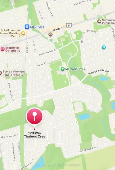 129 Win Timbers Bsmt Crescent, Whitchurch-stouffville, On L4a 0z1