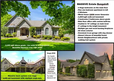 46 Lake Woods Drive, Whitchurch-stouffville, On L4a 1p1