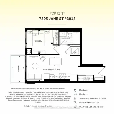7895 Jane Street 3018, Vaughan, On L4k 0k2