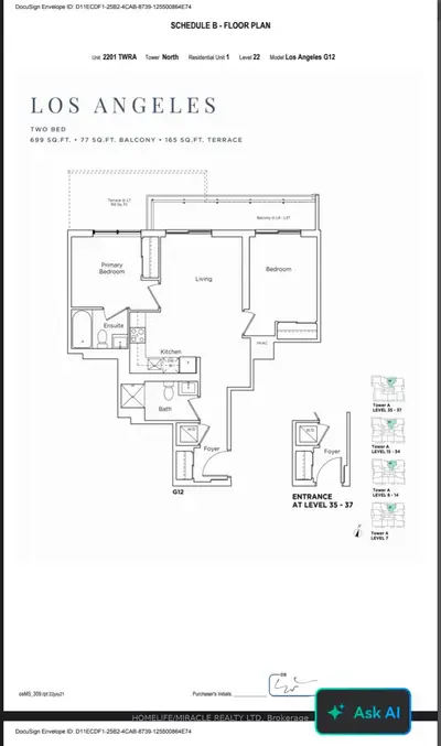 5 Meadowale Road 2201, Vaughan, On L4k 0c7