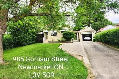 985 Gorham Street Upper, Newmarket, On L3y 5g9