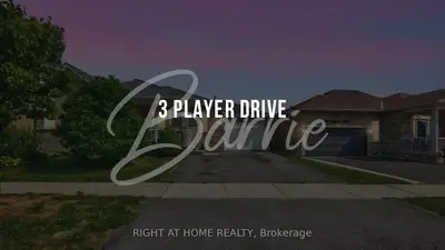 3 Player Drive, Barrie, On L4m 6v9