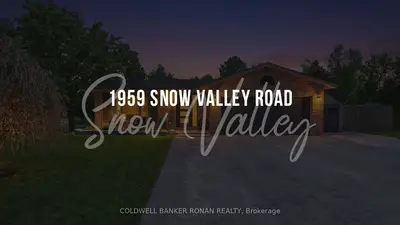 1959 Snow Valley Road, Springwater, On L0l 1y3